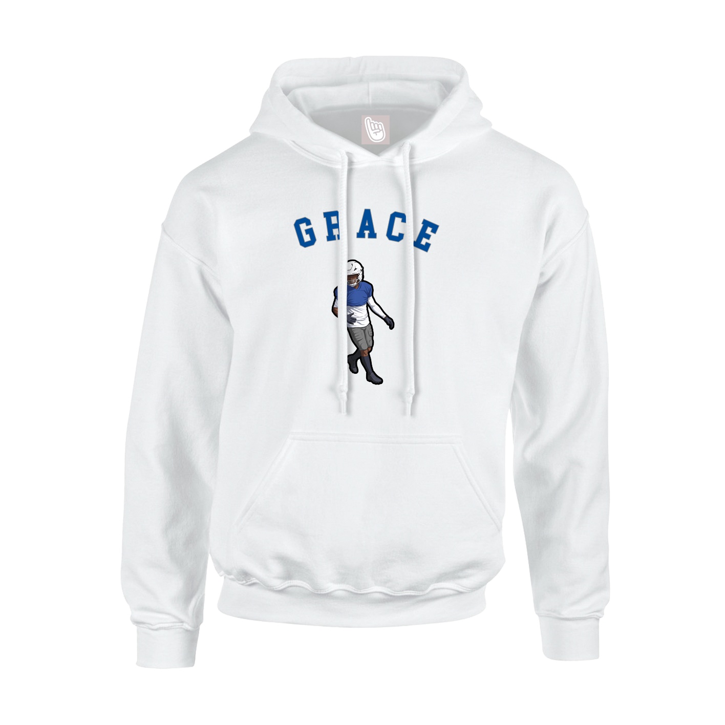 Hoodie — Shirsey Arch in White