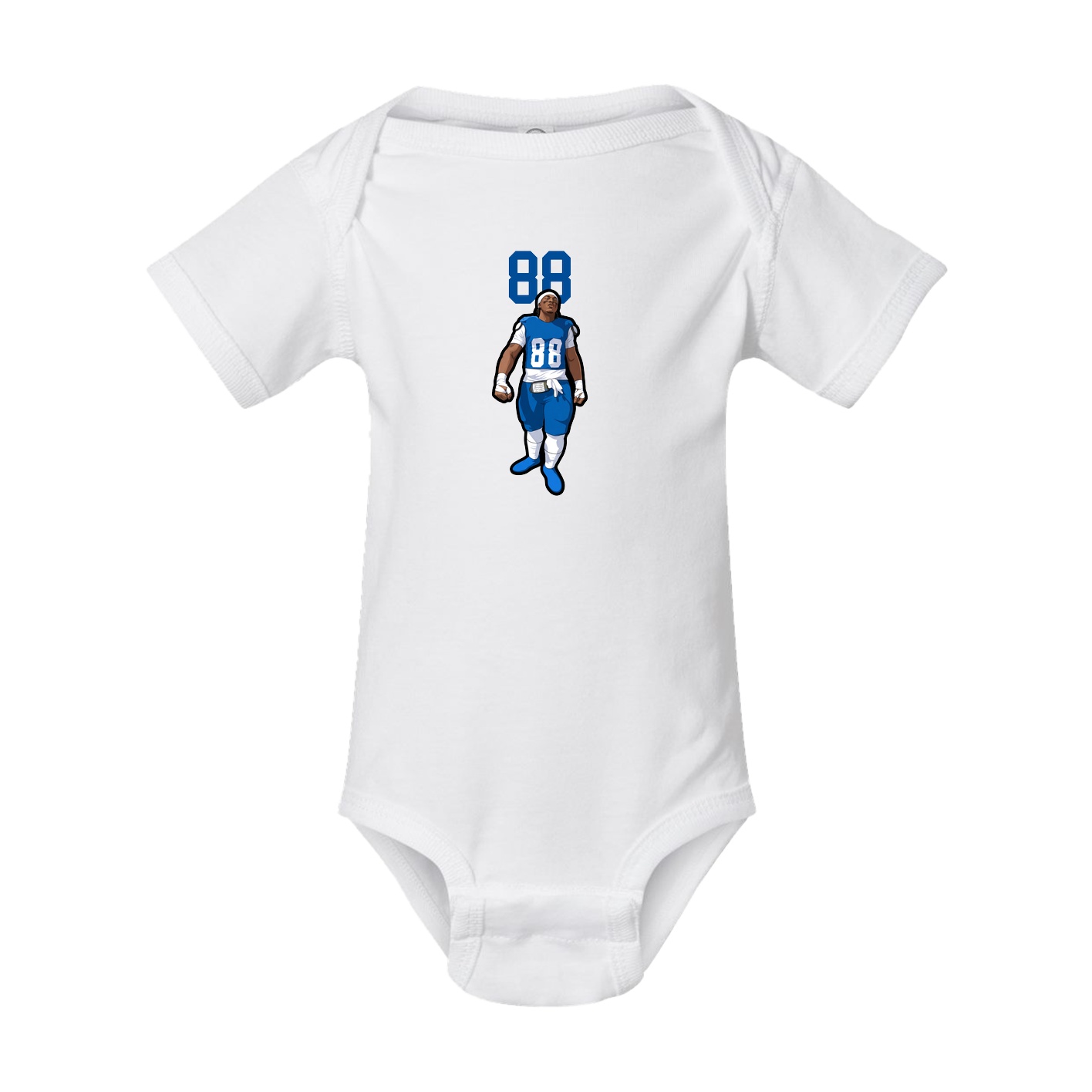 Baby Onesie — Number Top in White