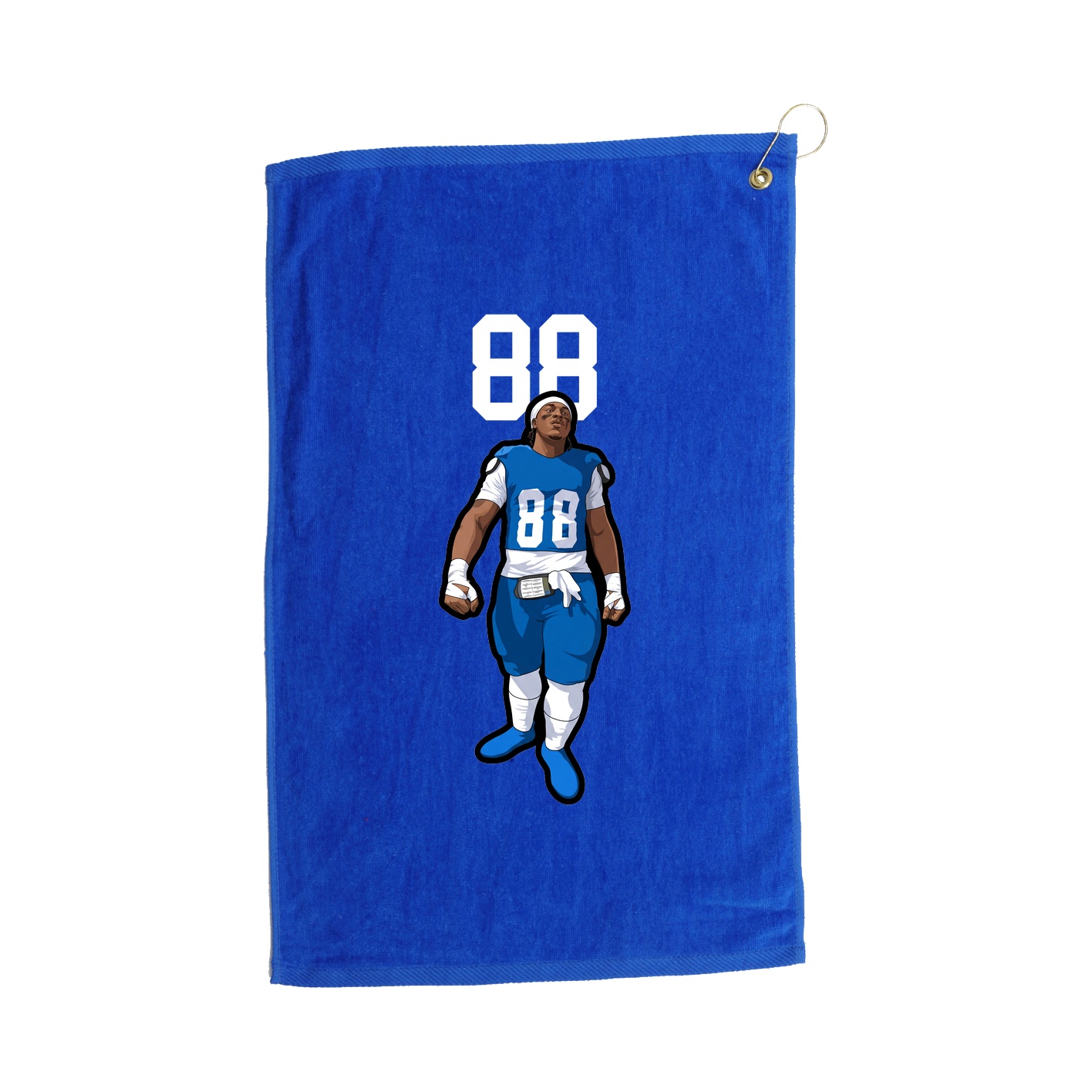 Golf Towel — Number Top in Royal