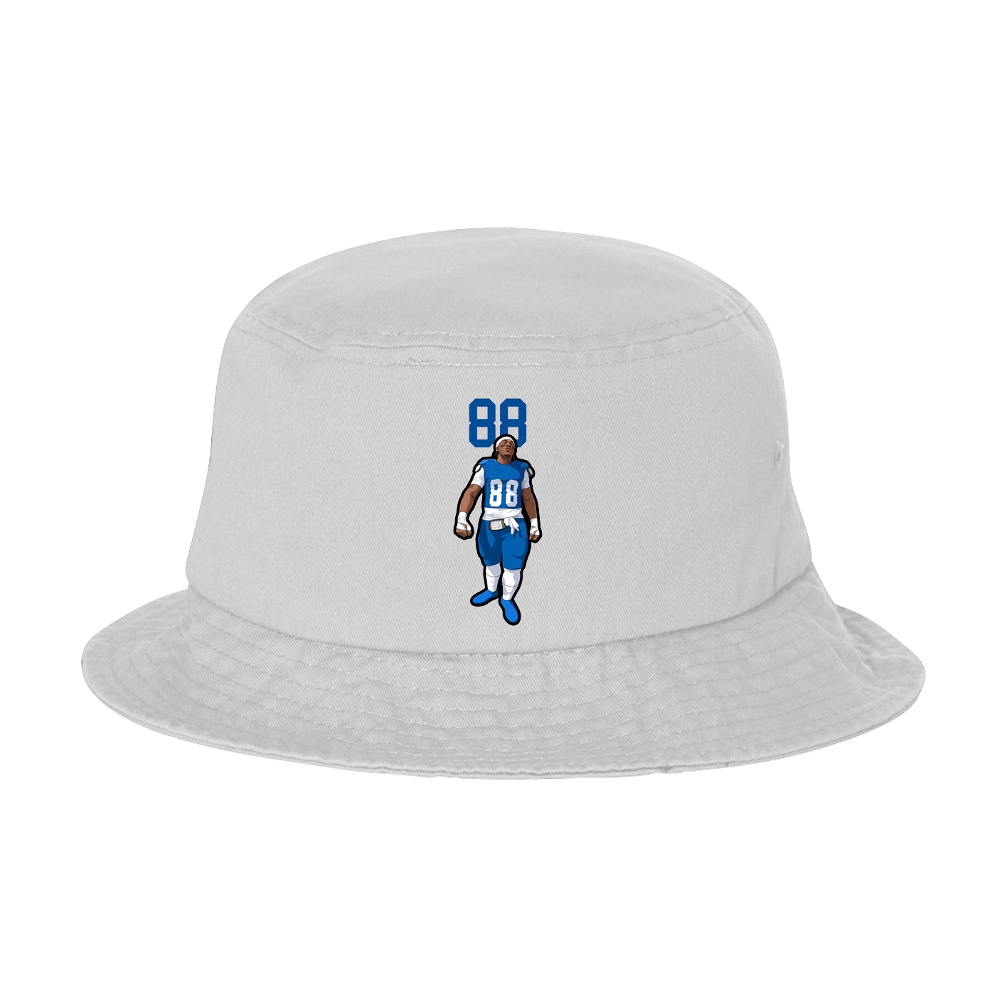 Bucket Cap — Number Top in White