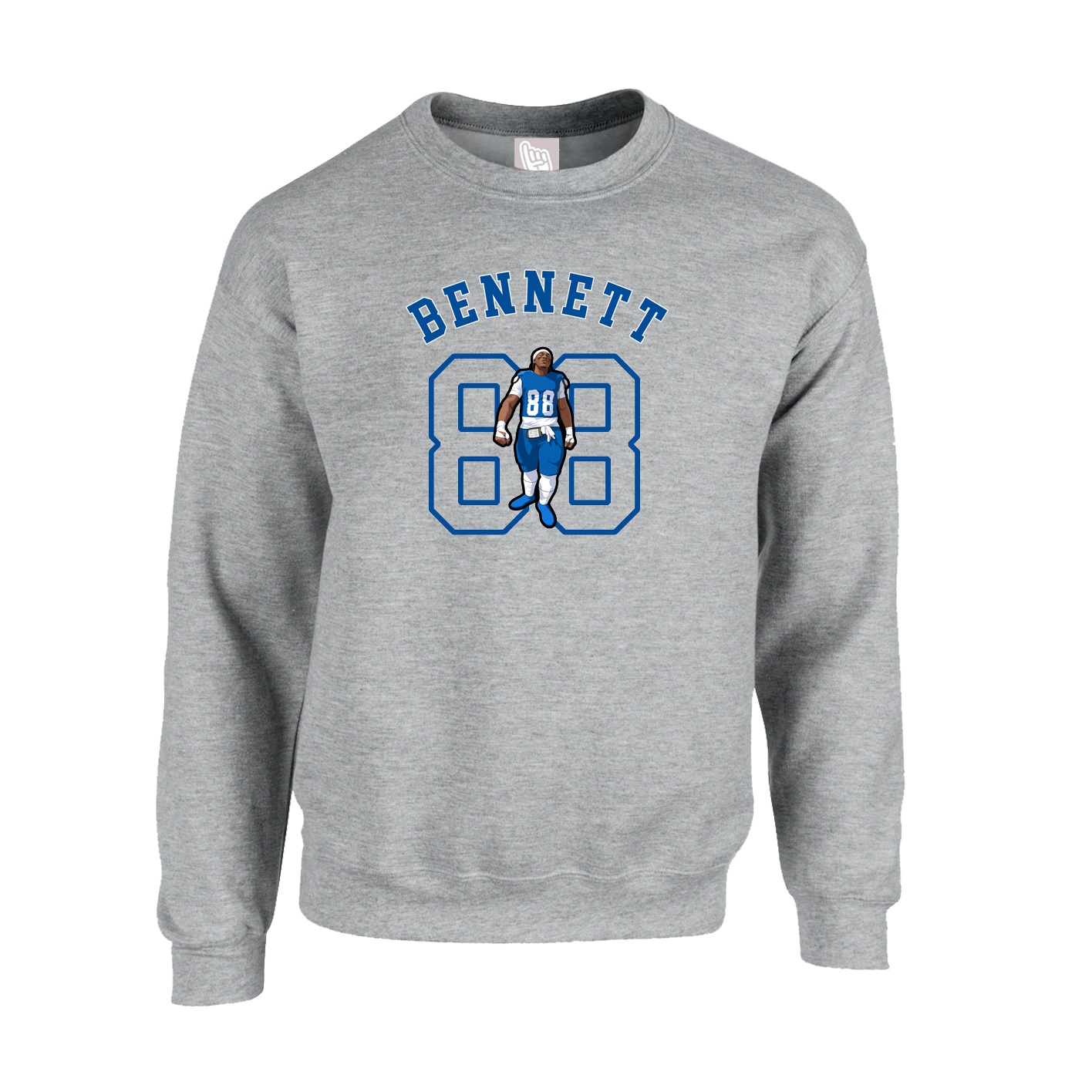 Fleece Crew — Shirsey Arch in Grey