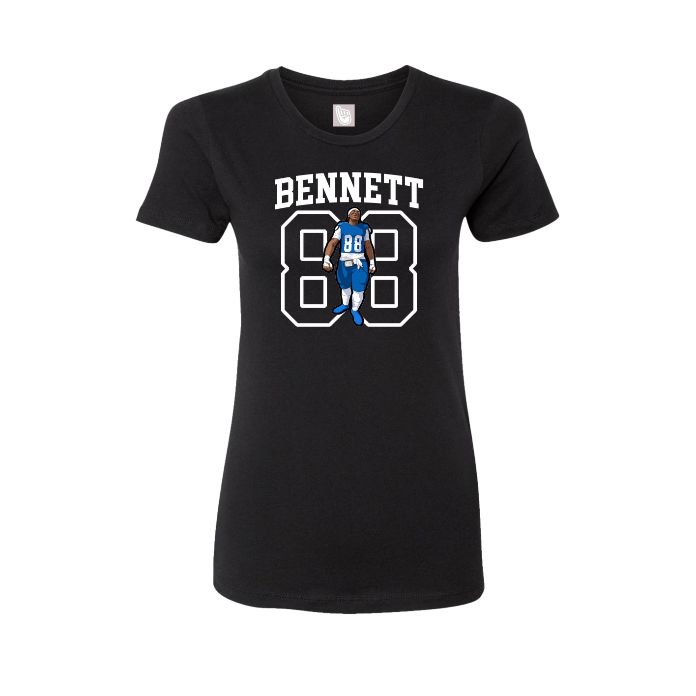 Fitted Women's Tee — Shirsey in Black