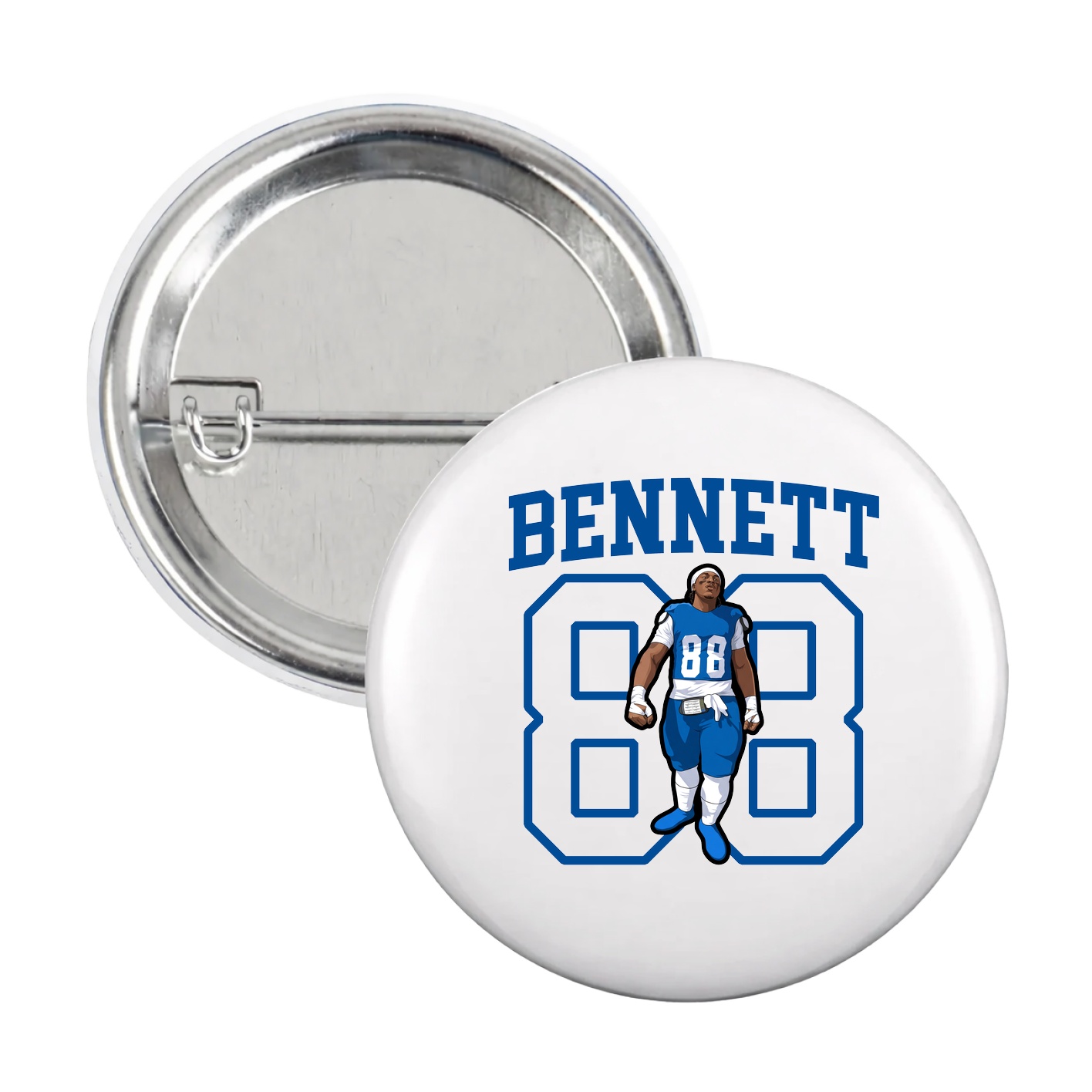 Game Day Button — Shirsey in White