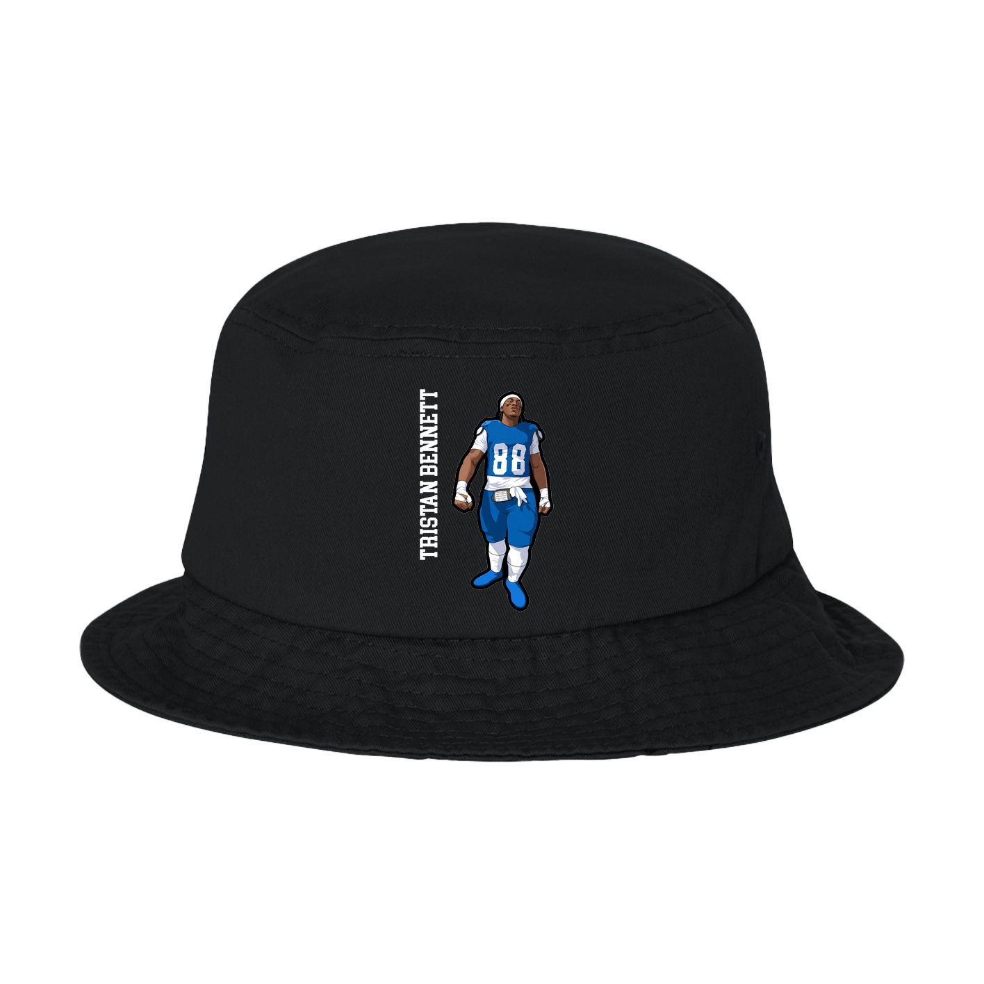 Bucket Cap — Name Vertical in Black