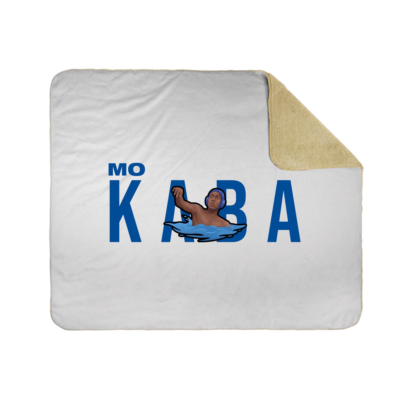 Throw Blanket — Player Name in White