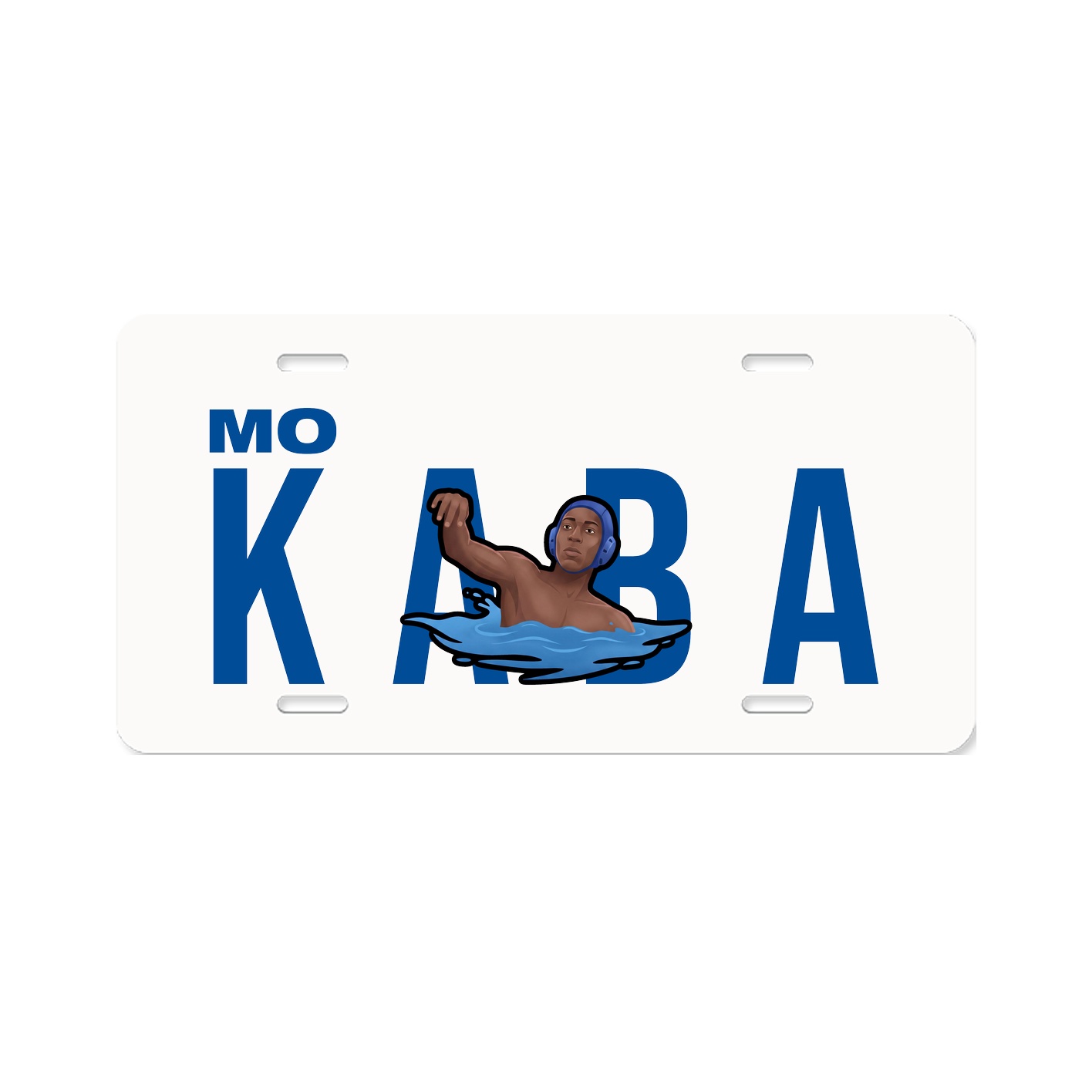 License Plate — Player Name in Classic
