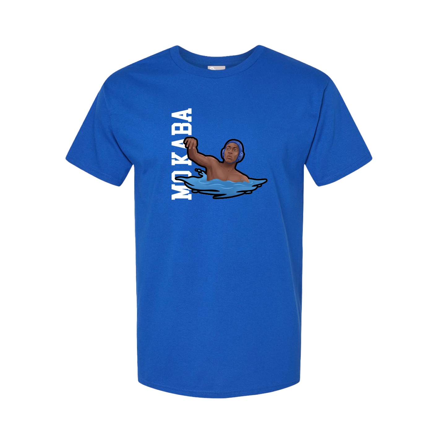 Tee — Name Vertical in Royal