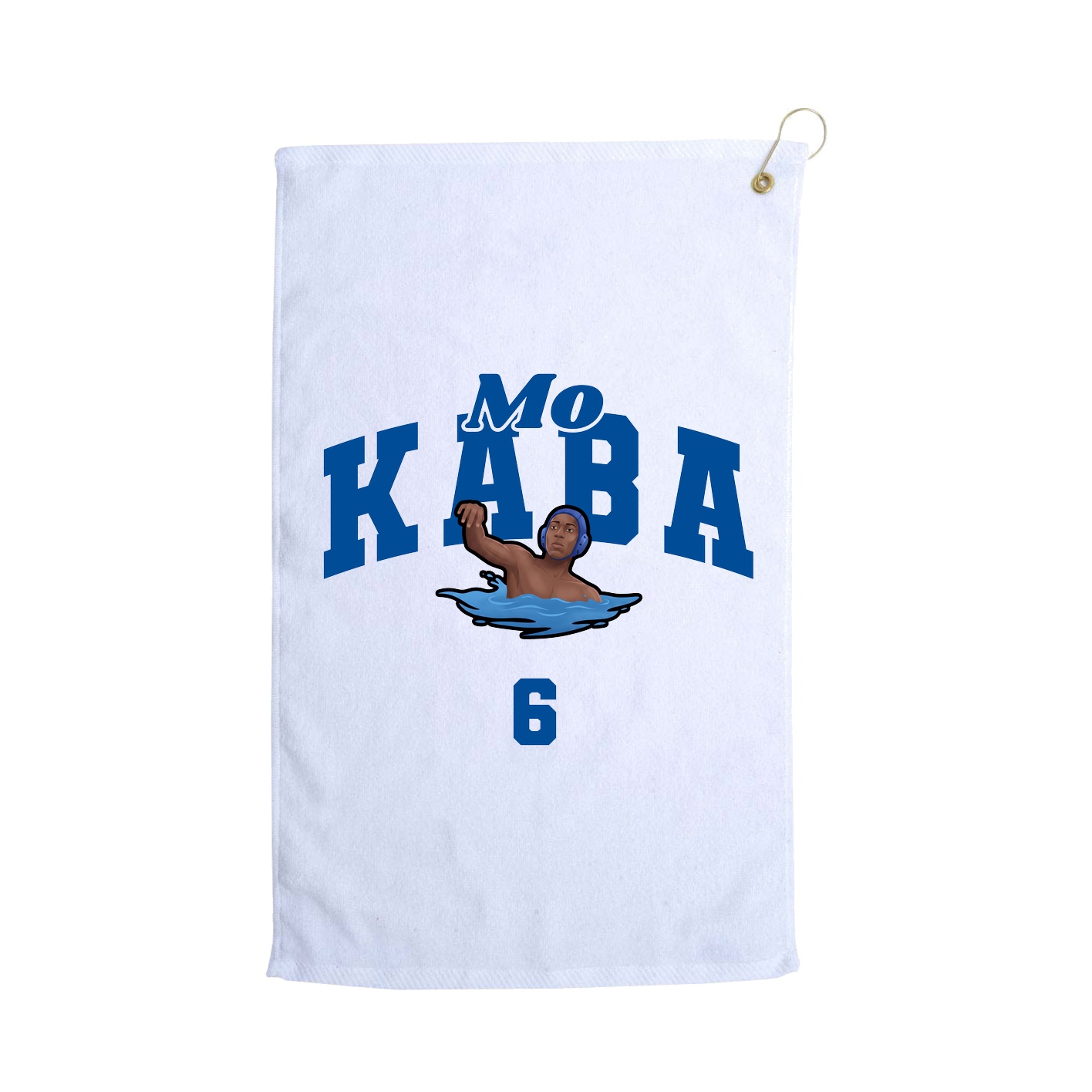 Golf Towel — Signature Arch in White
