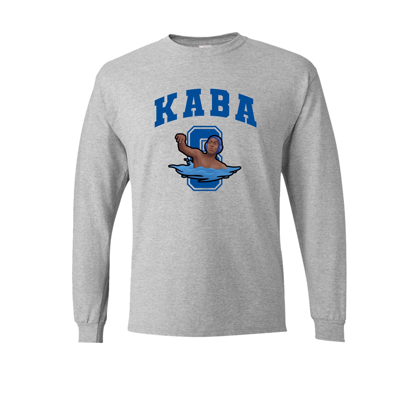 Long Sleeve Tee — Number in Grey