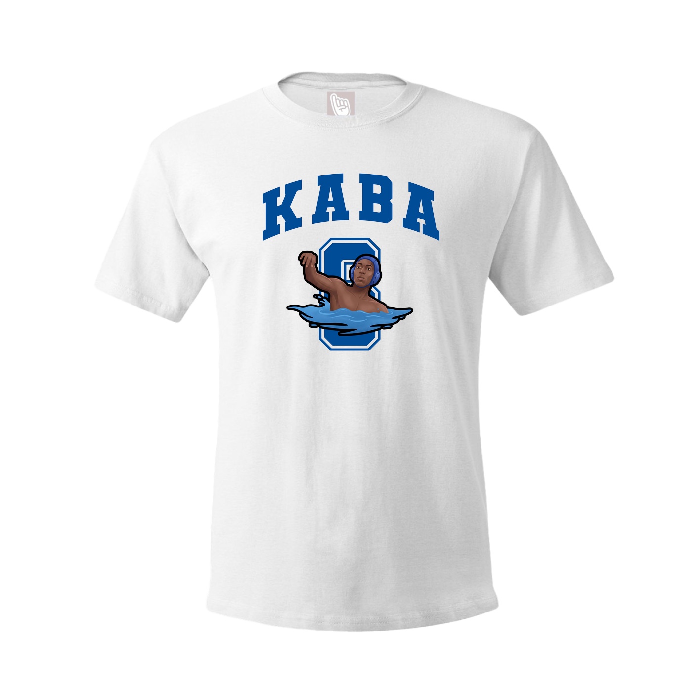 Youth Tee — Number in White