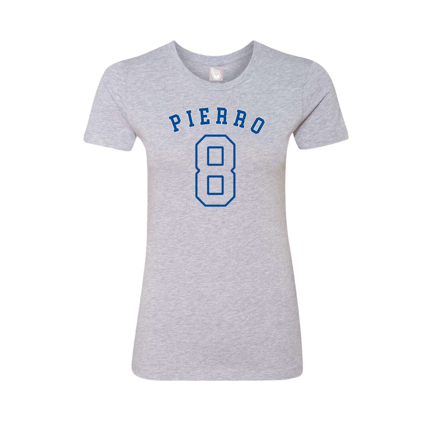 Fitted Women's Tee — Shirsey Arch in Grey
