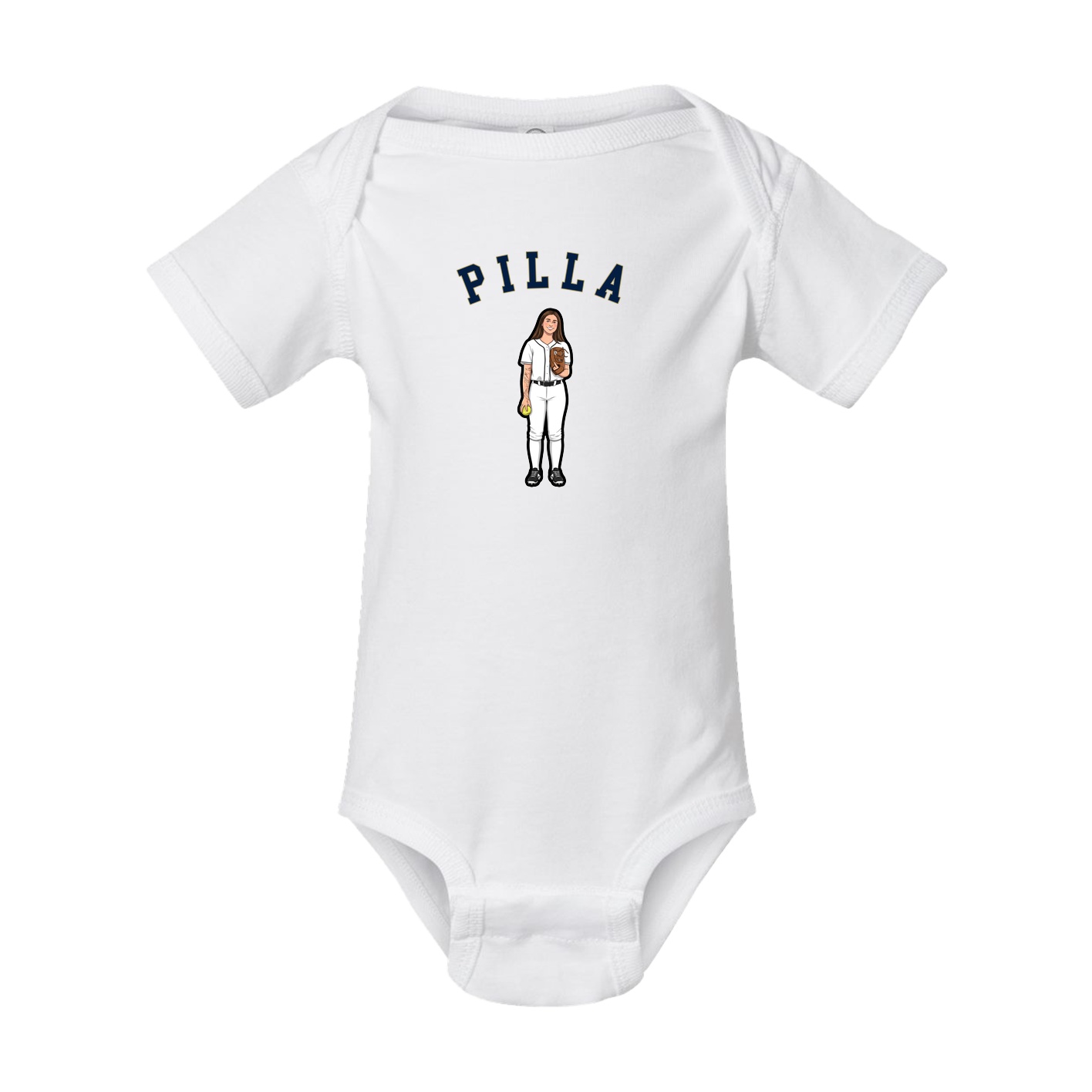 Baby Onesie — Shirsey Arch in White