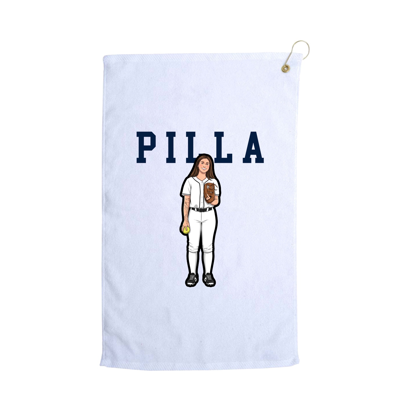 Golf Towel — Shirsey in White