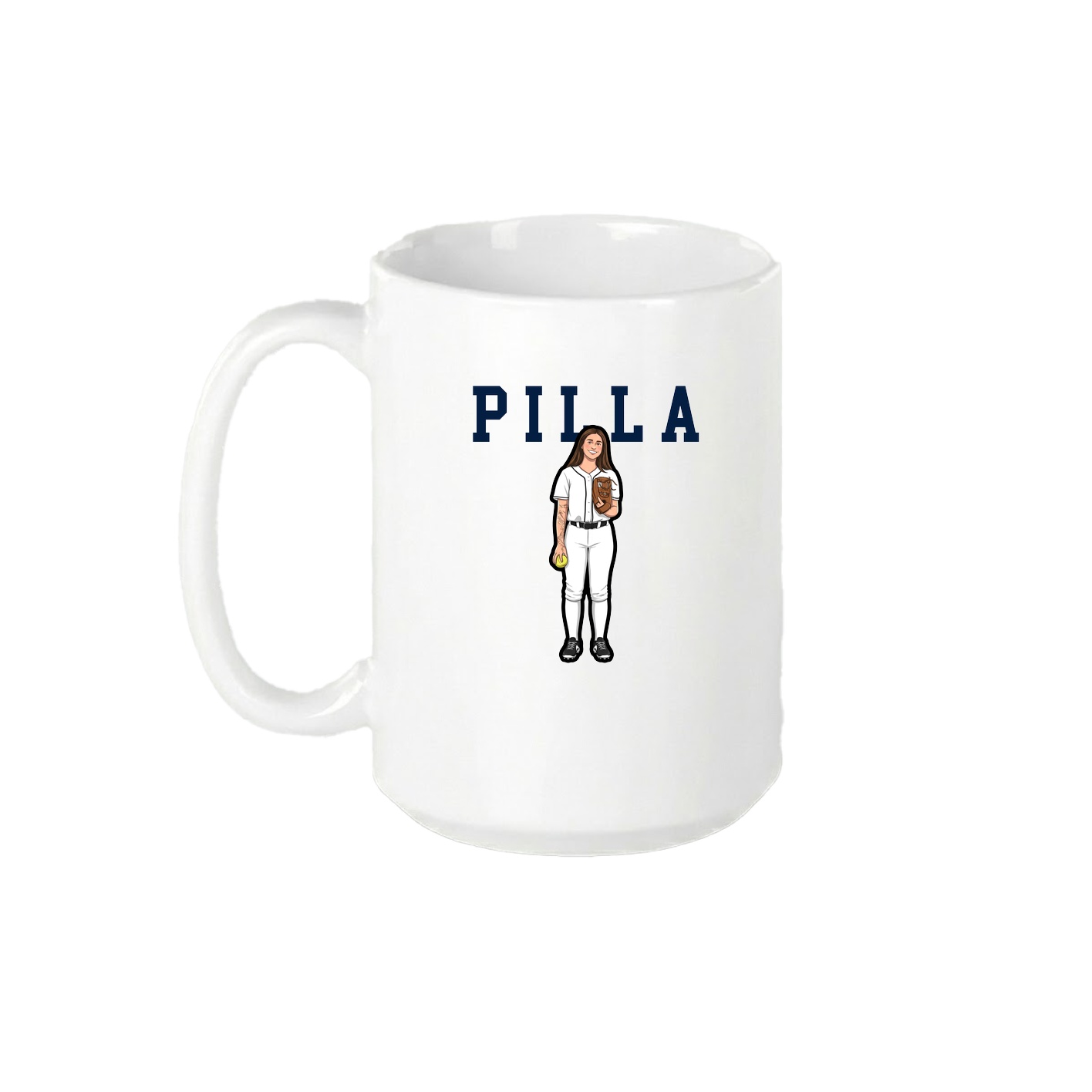 15oz Coffee Mug — Shirsey in White
