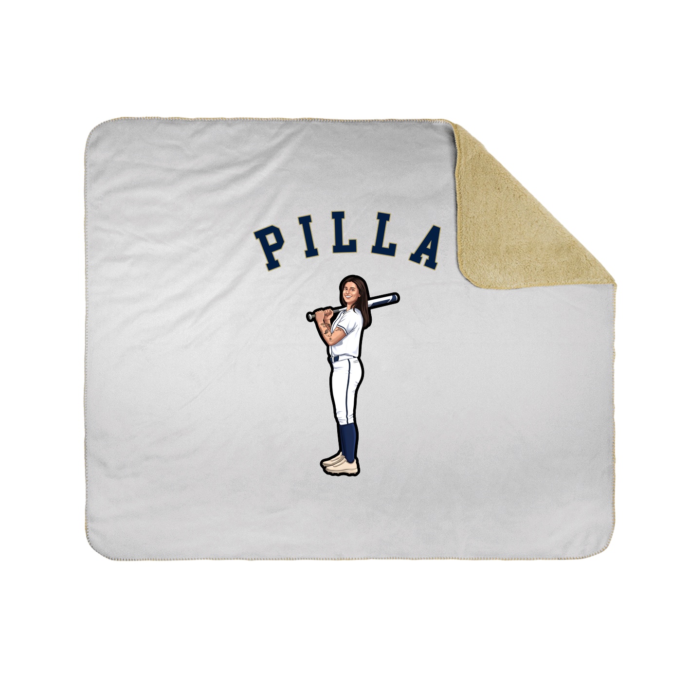 Throw Blanket — Shirsey Arch in White