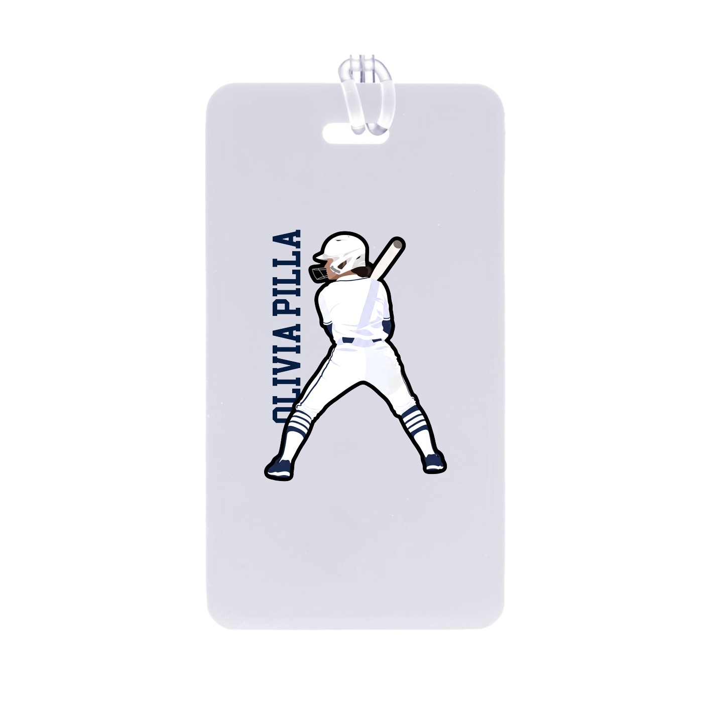 Bag Tag — Name Vertical in Classic