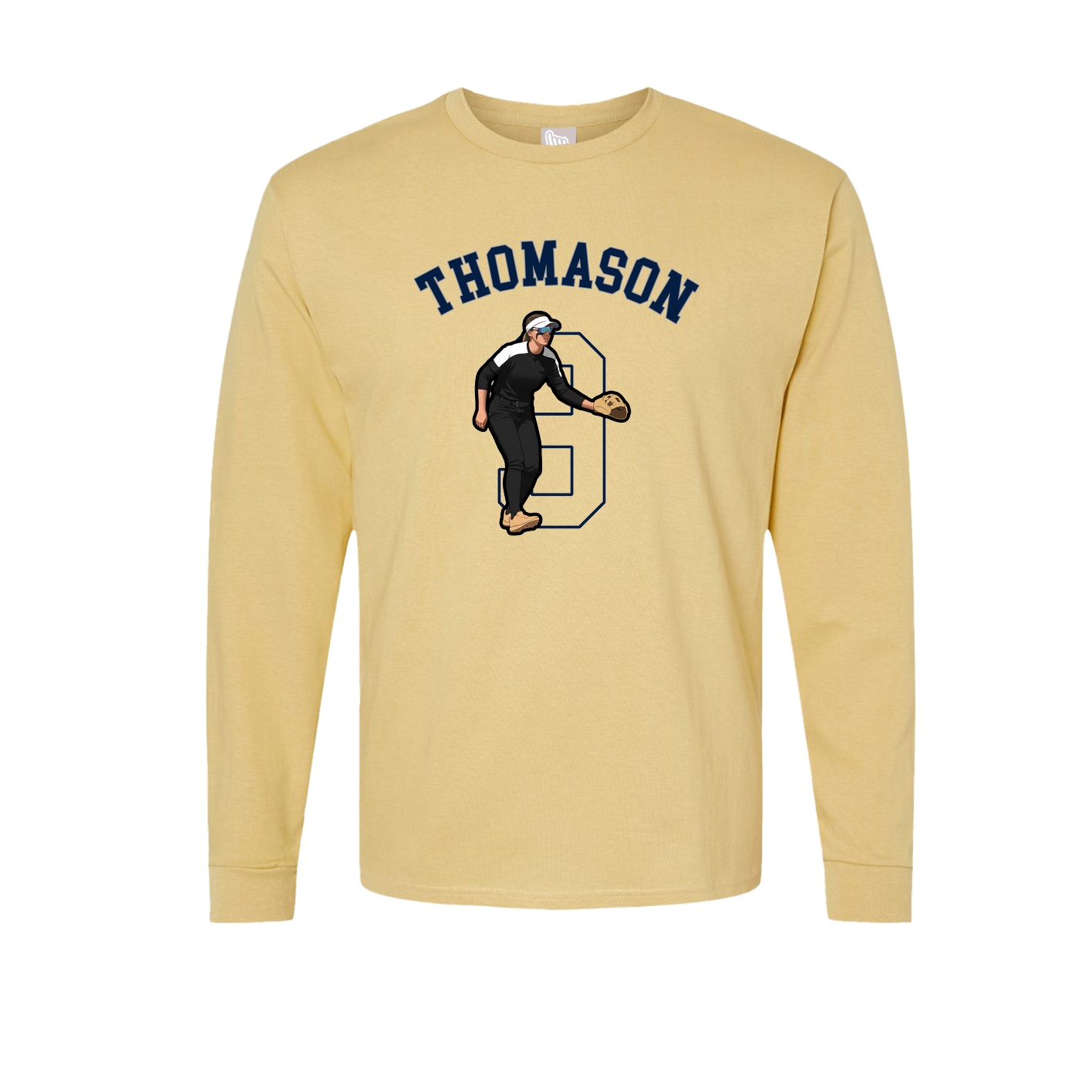 Long Sleeve Tee — Shirsey Arch in Vegas Gold
