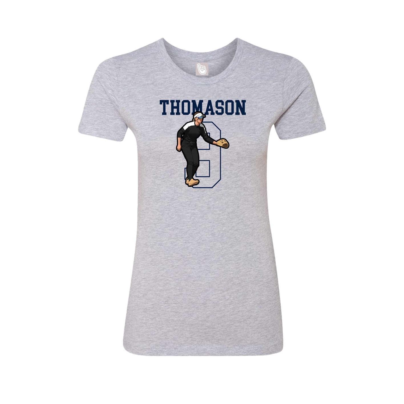 Fitted Women's Tee — Shirsey in Grey