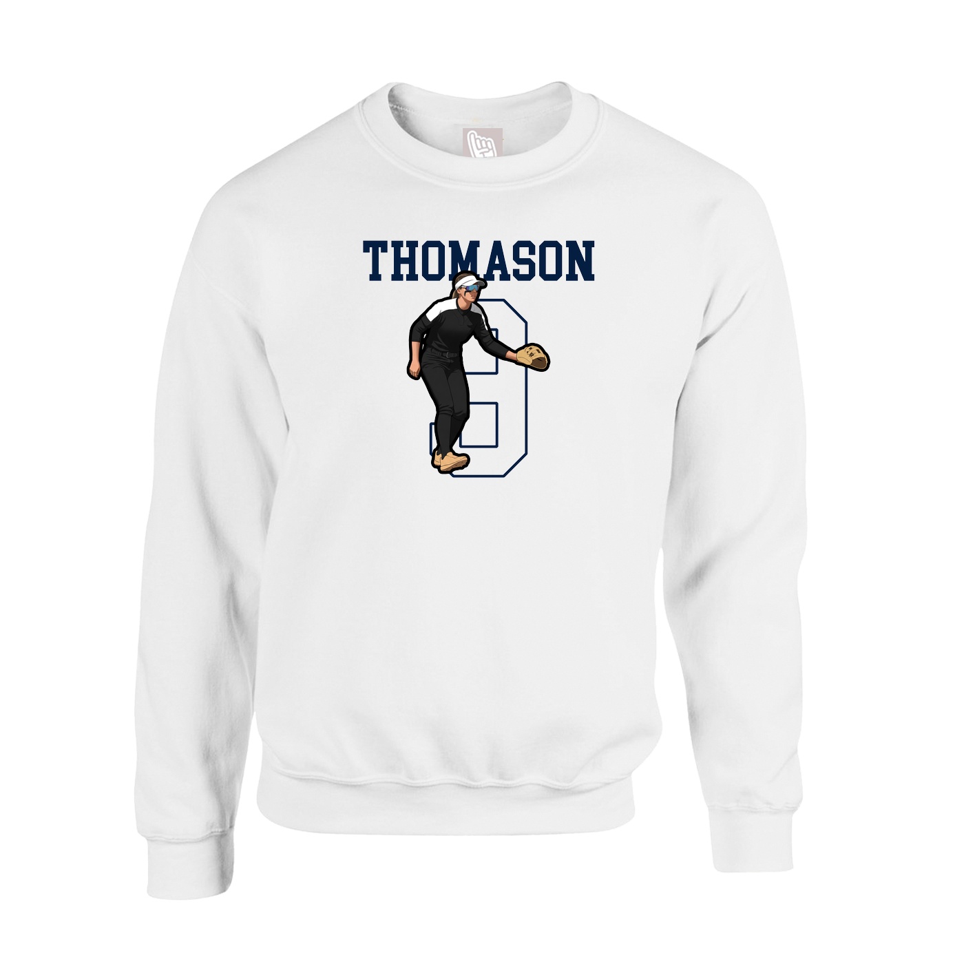 Fleece Crew — Shirsey in White