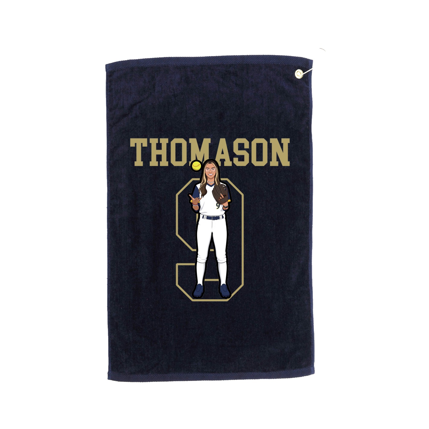 Golf Towel — Shirsey in Navy