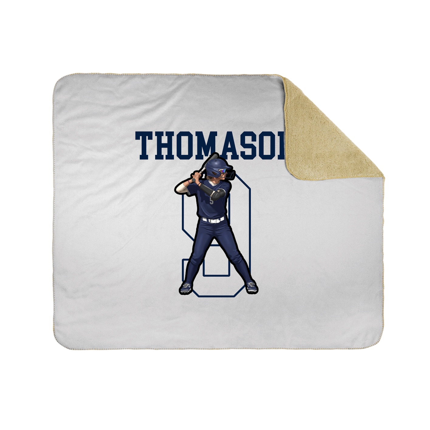Throw Blanket — Shirsey in White