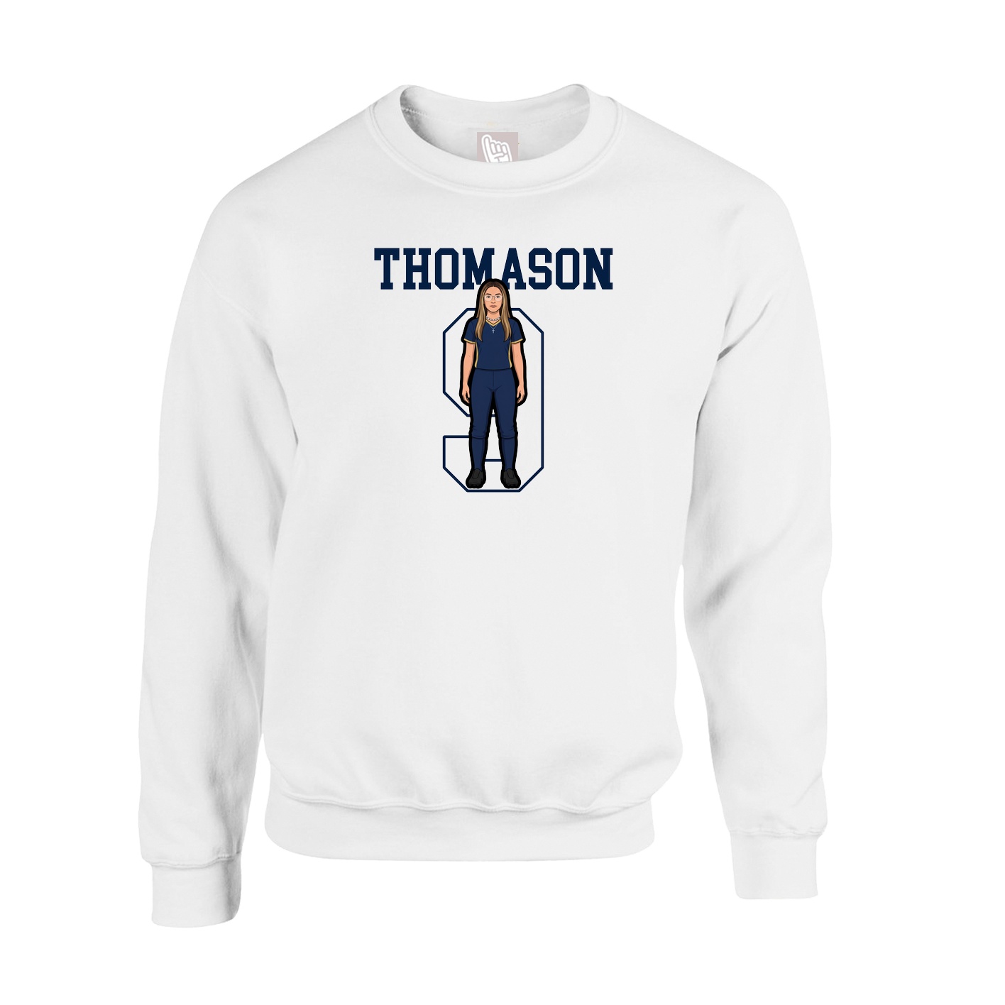 Fleece Crew — Shirsey in White