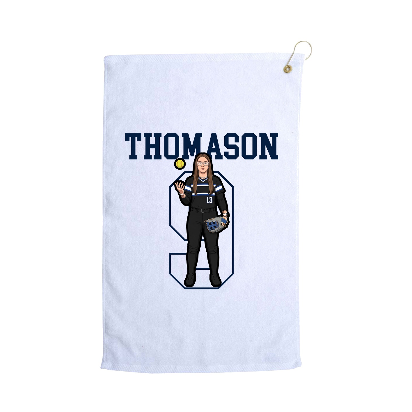 Golf Towel — Shirsey in White