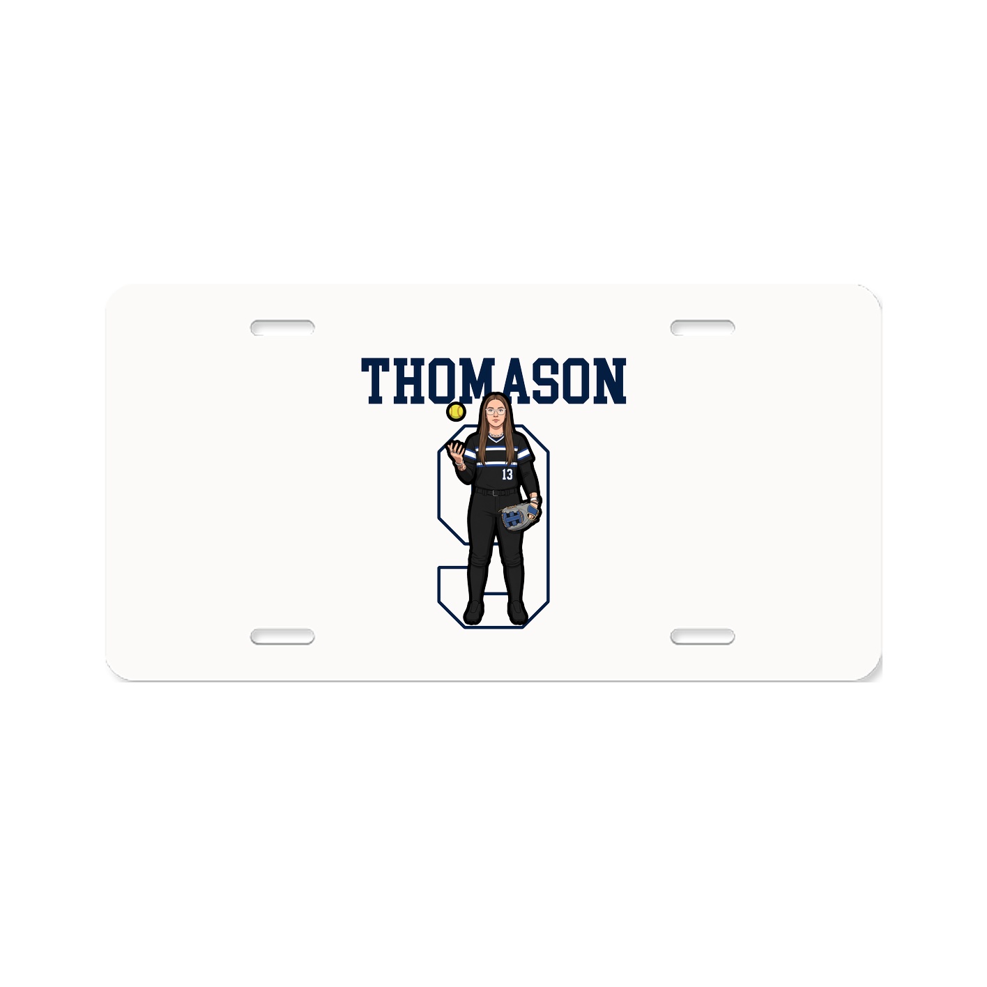 License Plate — Shirsey in Classic