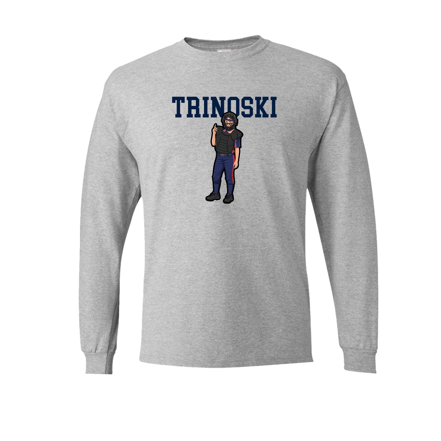 Long Sleeve Tee — Shirsey in Grey