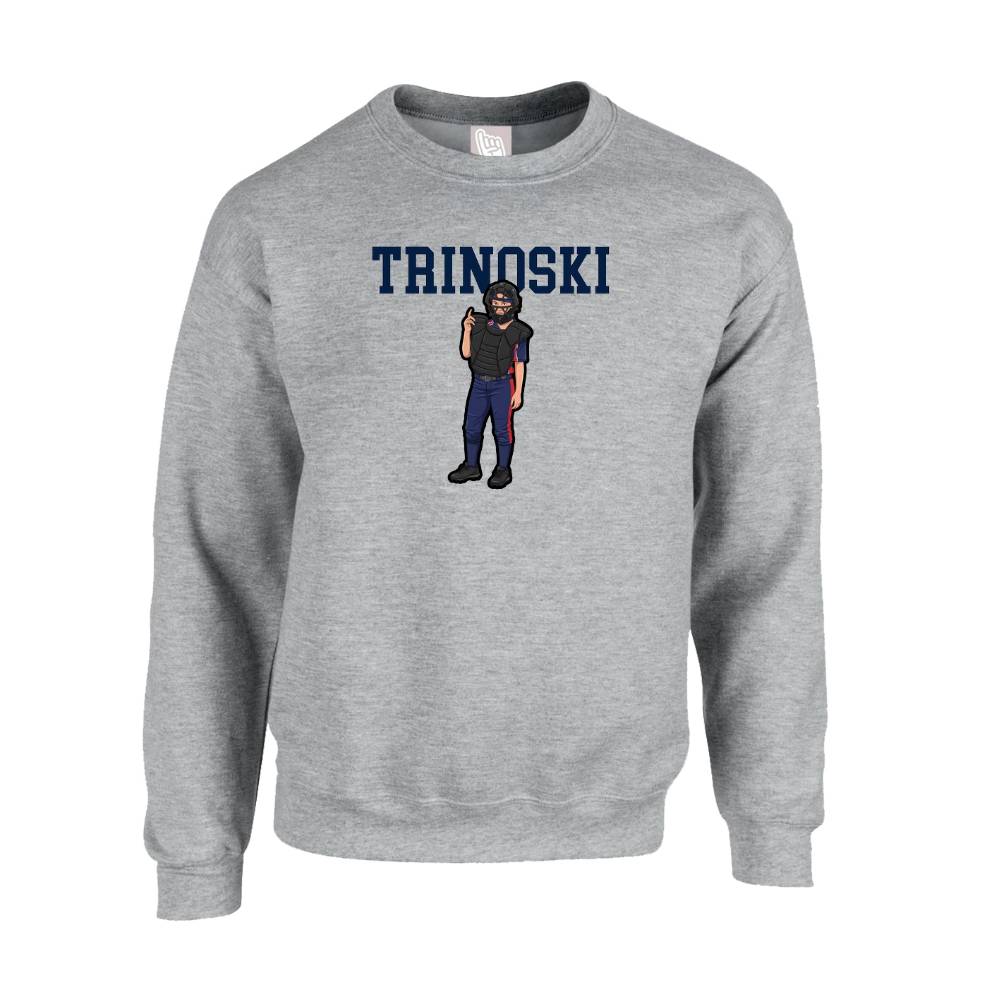 Fleece Crew — Shirsey in Grey