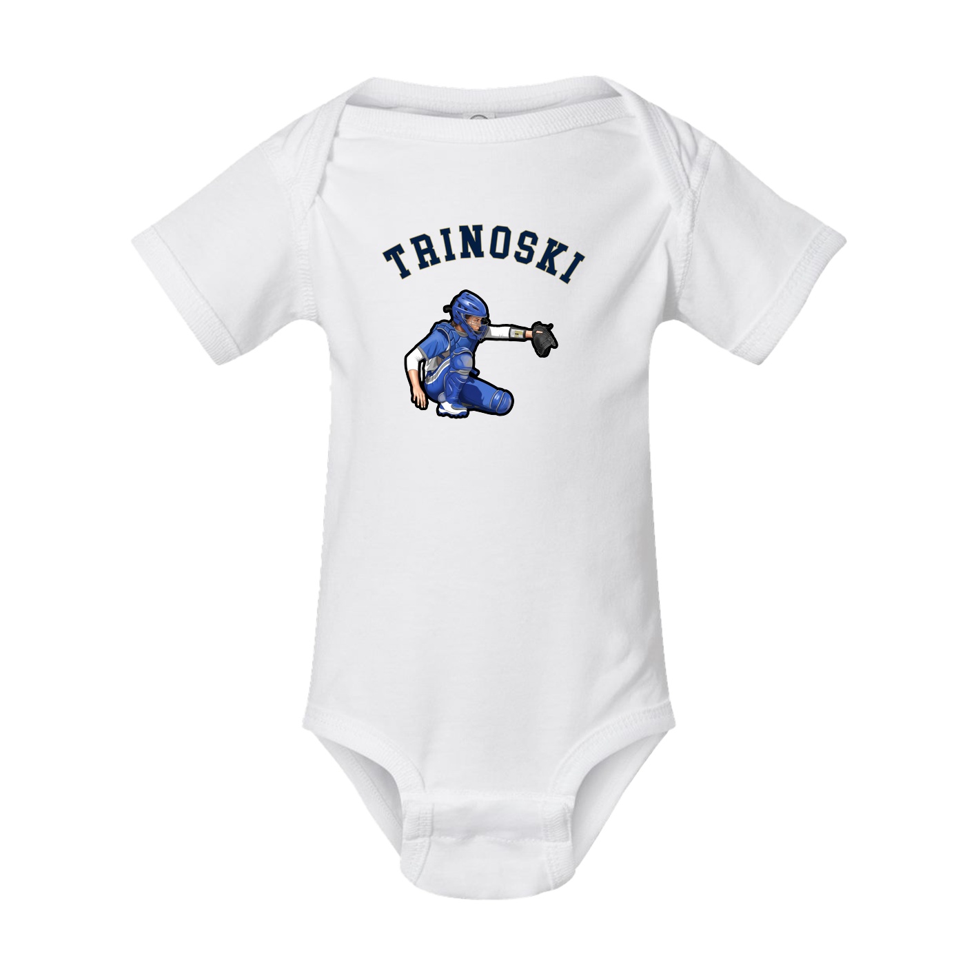 Baby Onesie — Shirsey Arch in White