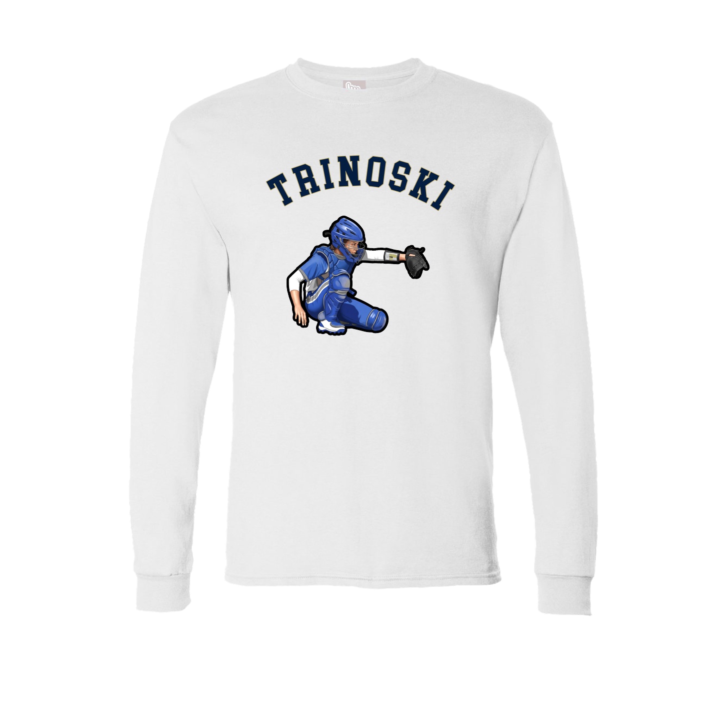 Long Sleeve Tee — Shirsey Arch in White