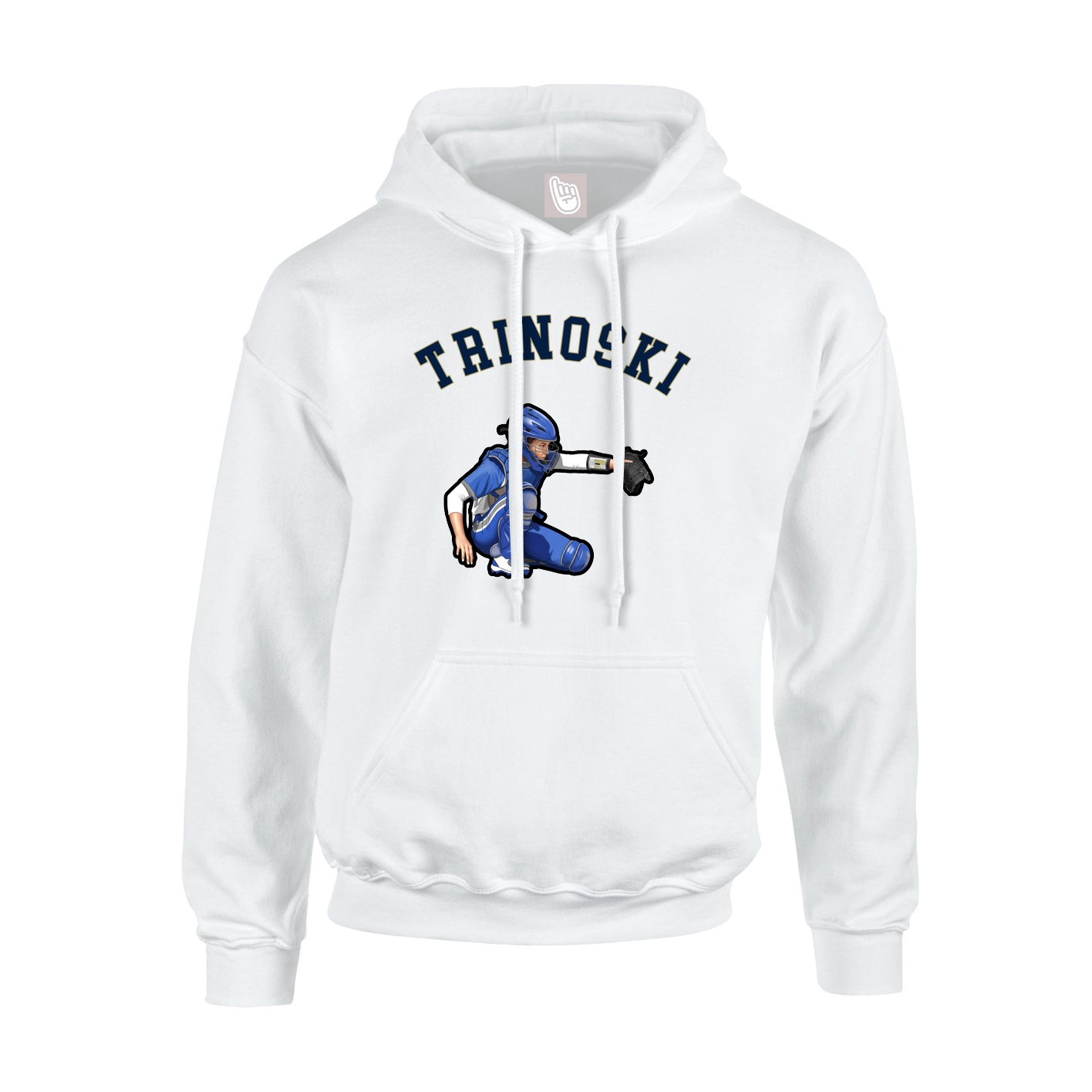 Hoodie — Shirsey Arch in White