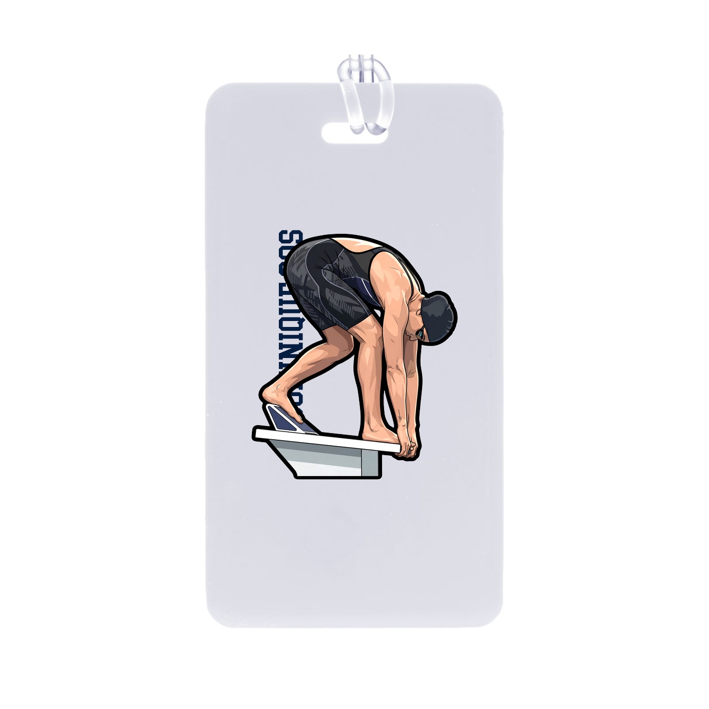 Bag Tag — Name Vertical in Classic