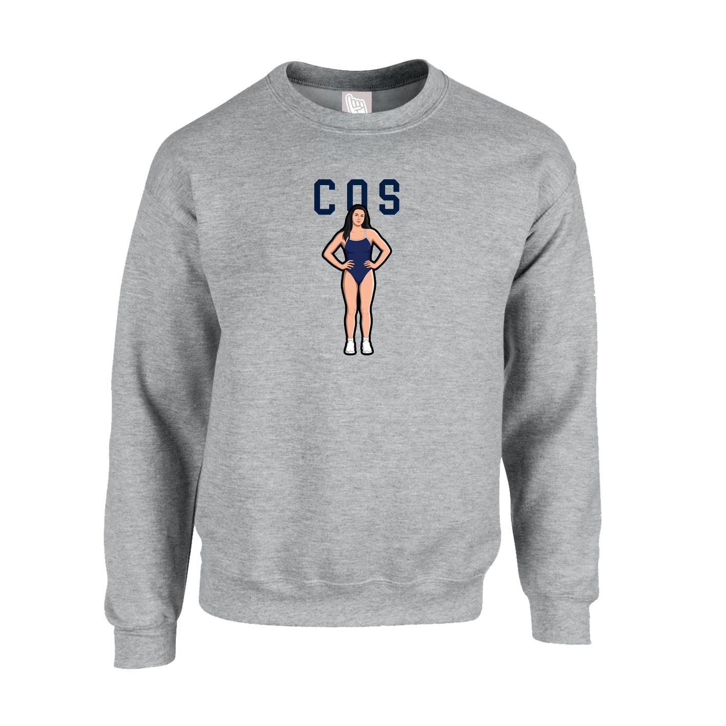 Fleece Crew — Shirsey in Grey