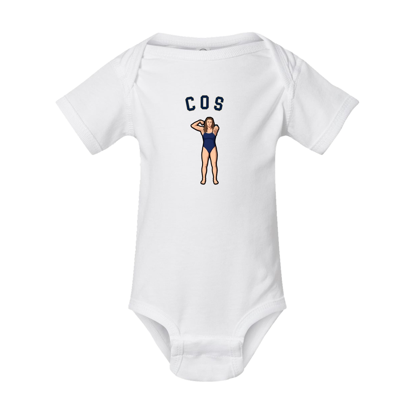Baby Onesie — Shirsey Arch in White