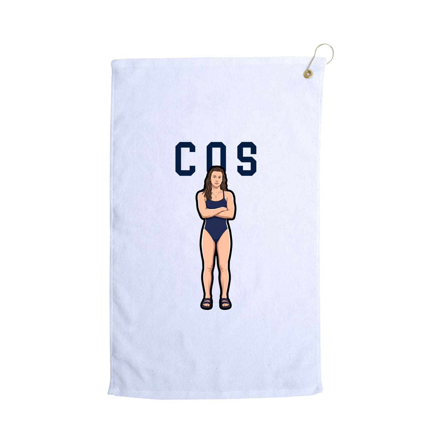 Golf Towel — Shirsey in White
