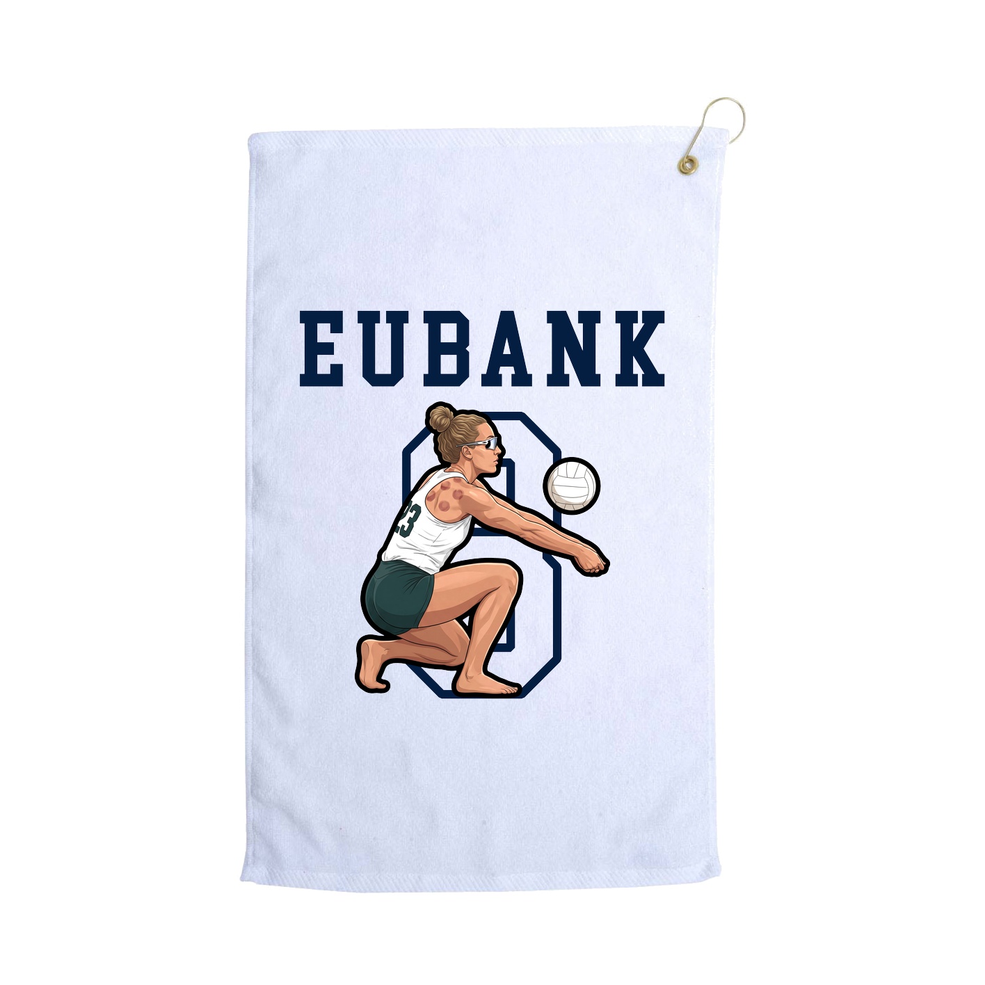 Golf Towel — Shirsey in White