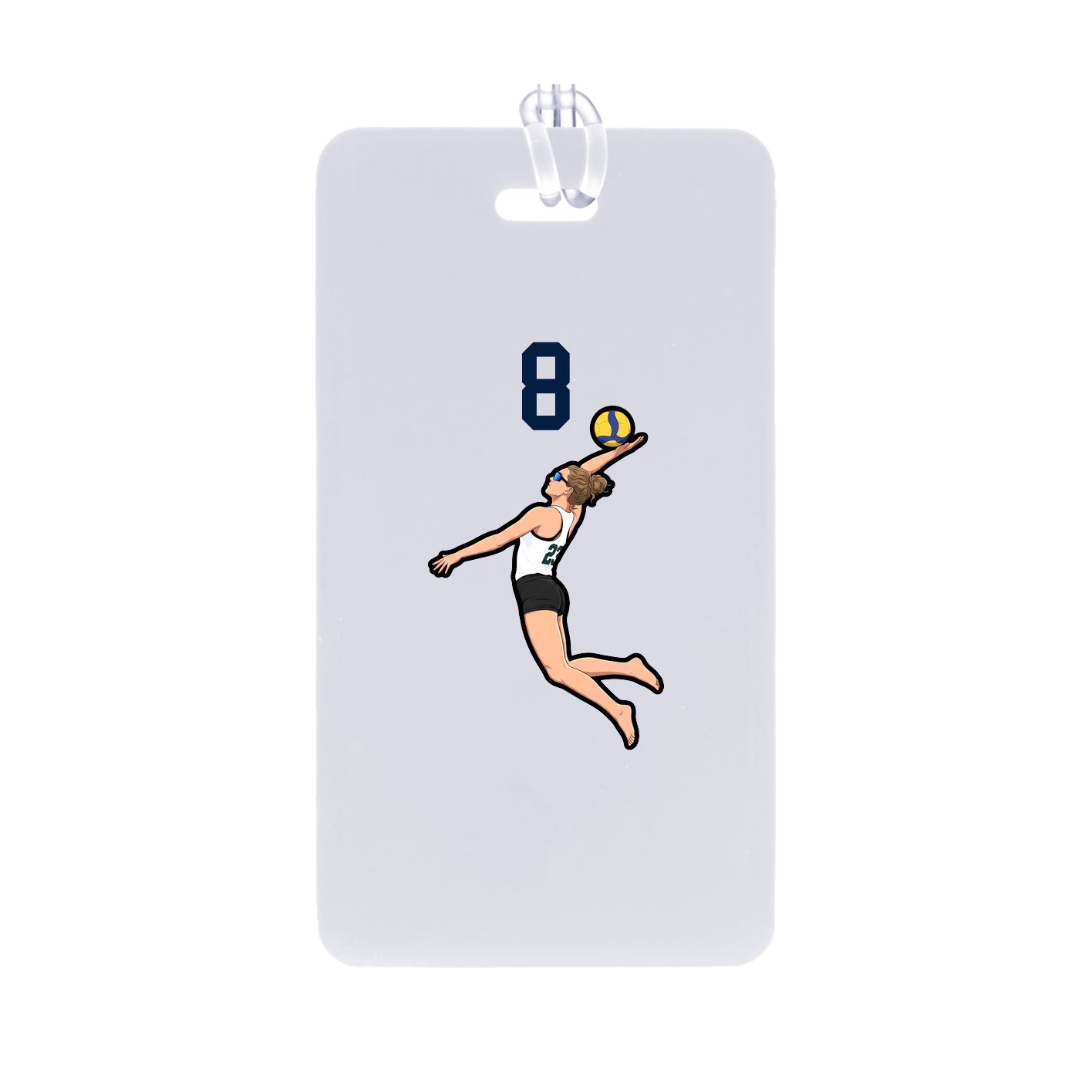 Bag Tag — Number Top in Classic
