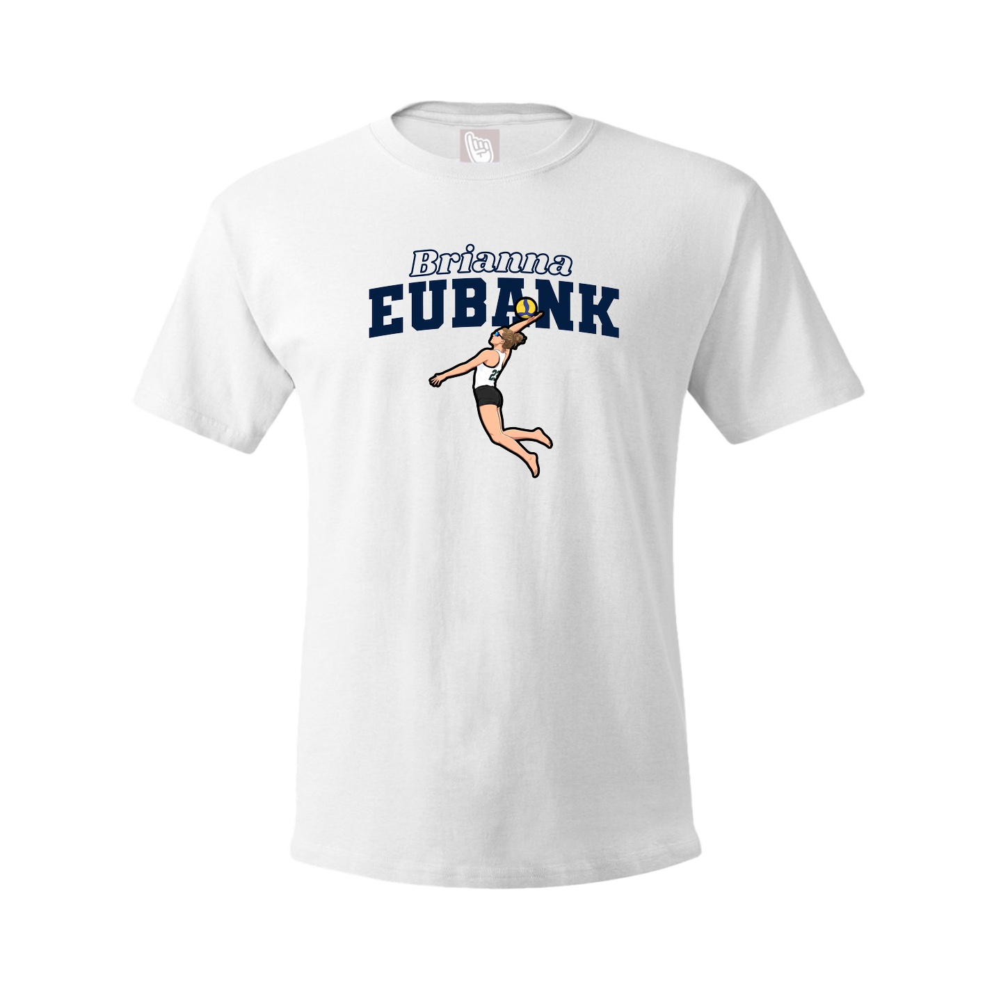 Tee — Name Arch in White
