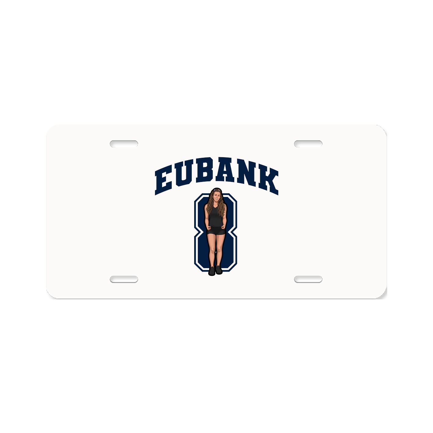 License Plate — Number in Classic