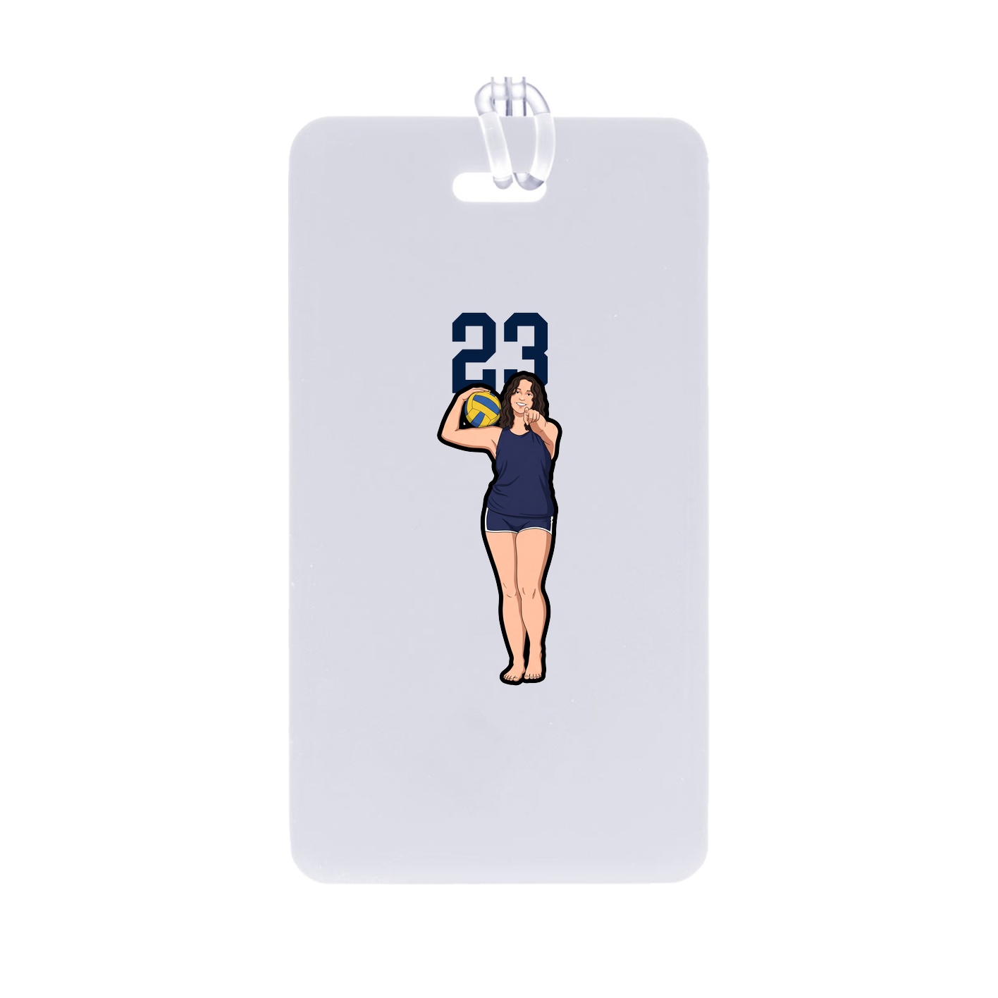 Bag Tag — Number Top in Classic