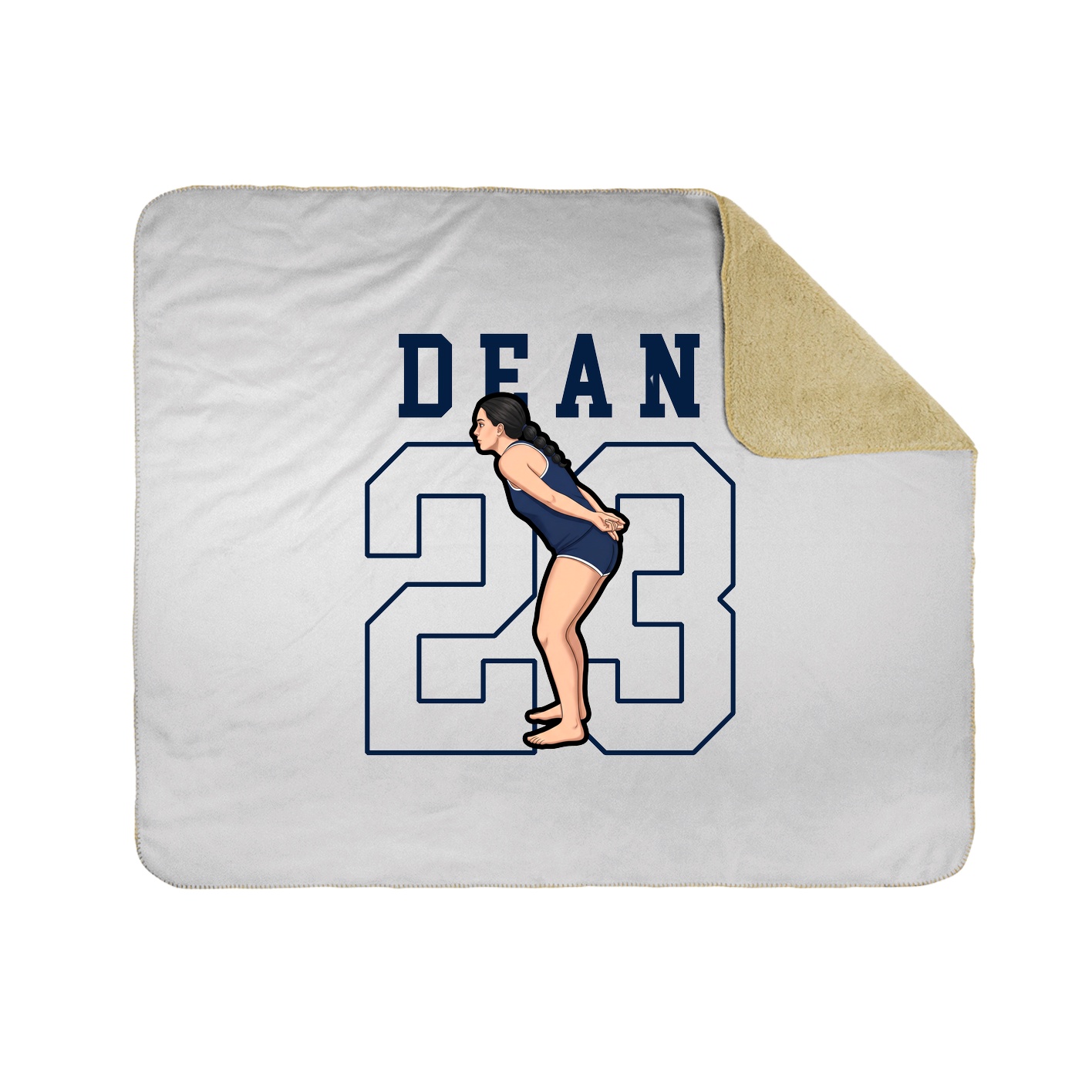 Throw Blanket — Shirsey in White