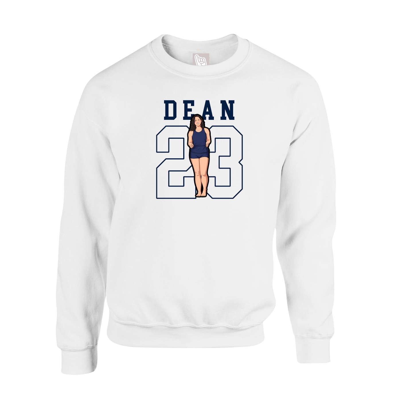 Fleece Crew — Shirsey in White