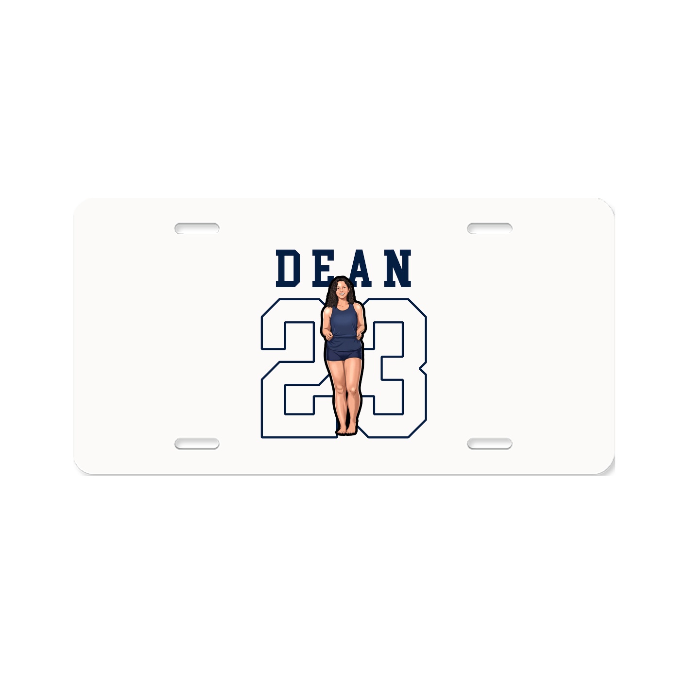 License Plate — Shirsey in Classic