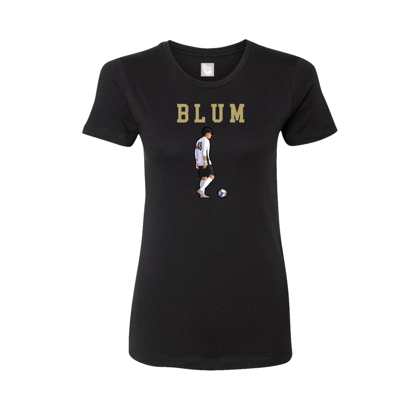 Fitted Women's Tee — Shirsey in Black