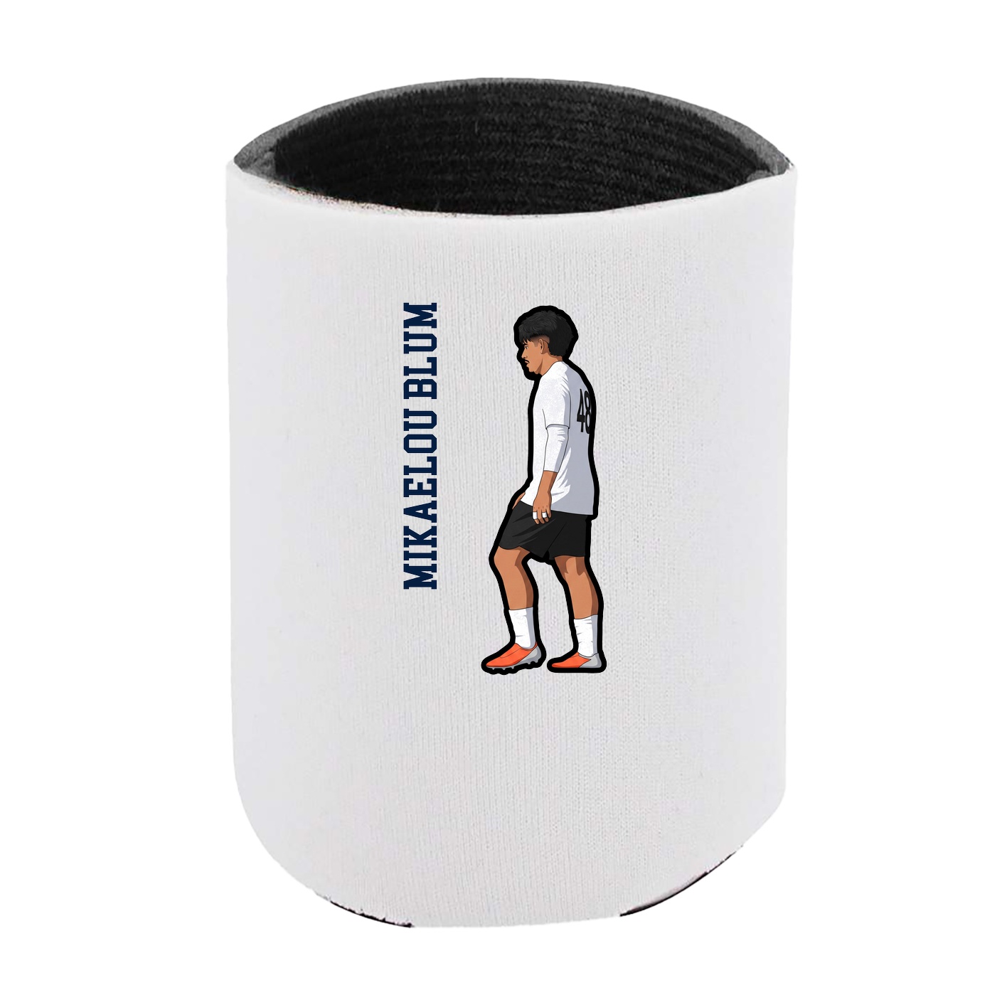 Can Holder — Name Vertical in White