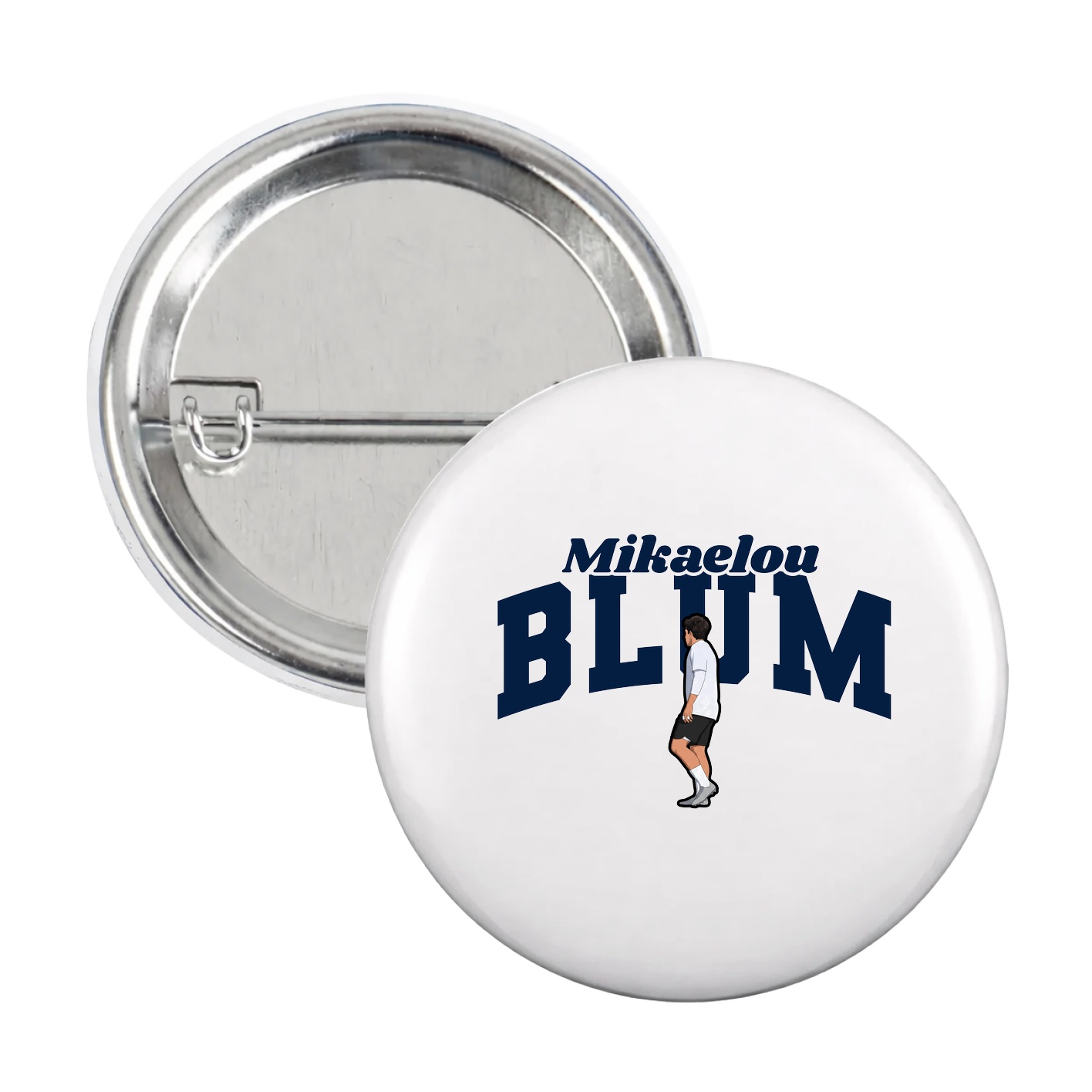 Game Day Button — Signature Arch in White