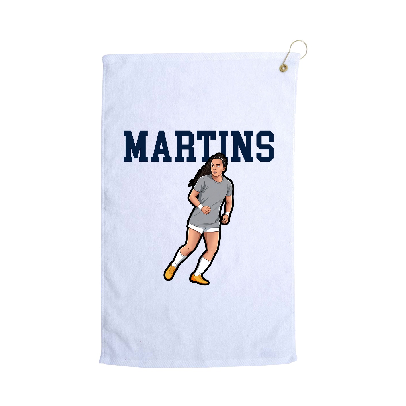 Golf Towel — Classic in White
