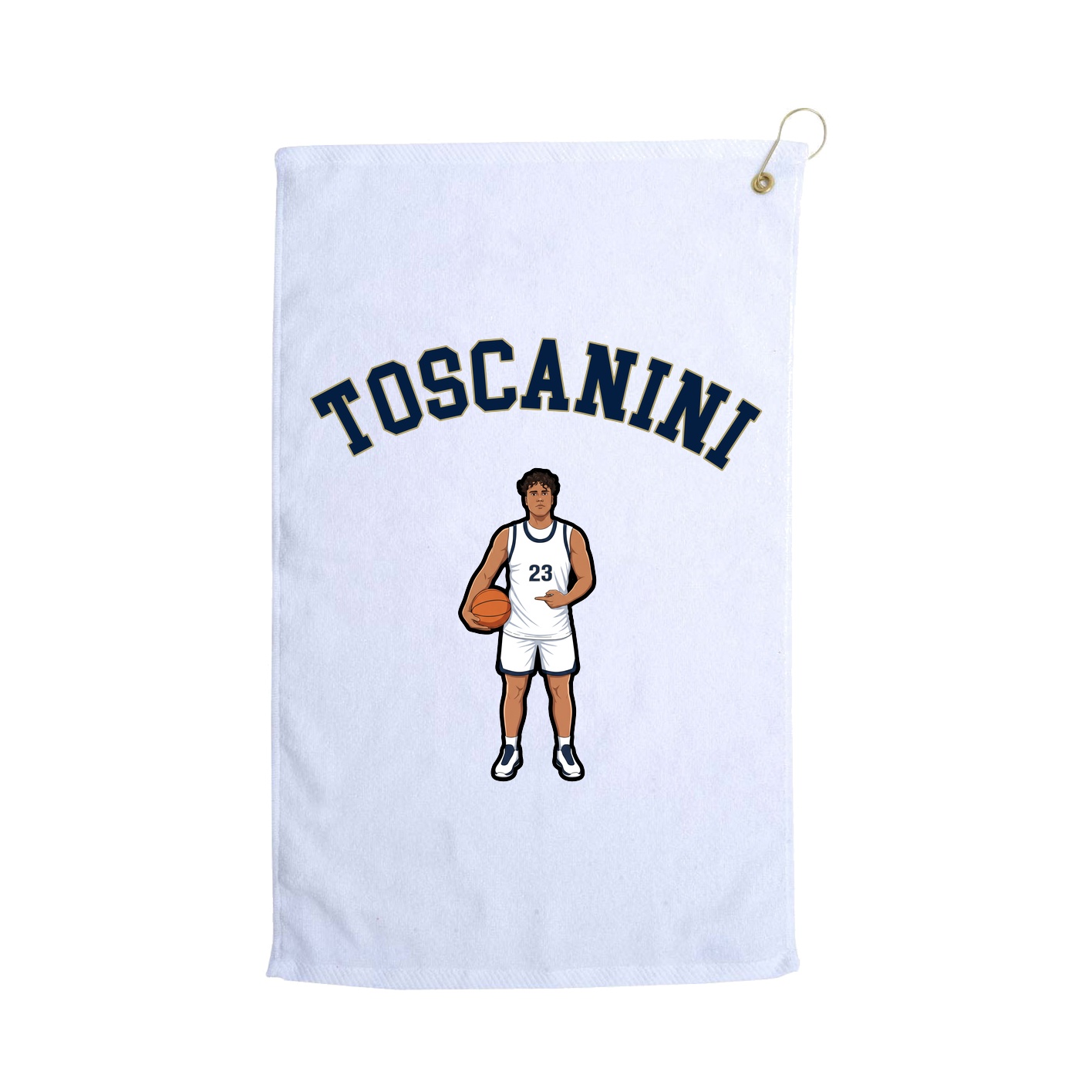 Golf Towel — Shirsey Arch in White